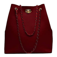 Load image into Gallery viewer, Trendy PU Maroon Sling Bag