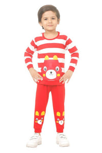 Kid Casual Printed T-Shirt & Trousers Clothing Set