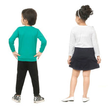 Load image into Gallery viewer, Kid Casual Printed T-Shirt Trousers &amp; Frock Clothing Set II Pack of 2 (Green &amp; Navy Blue)