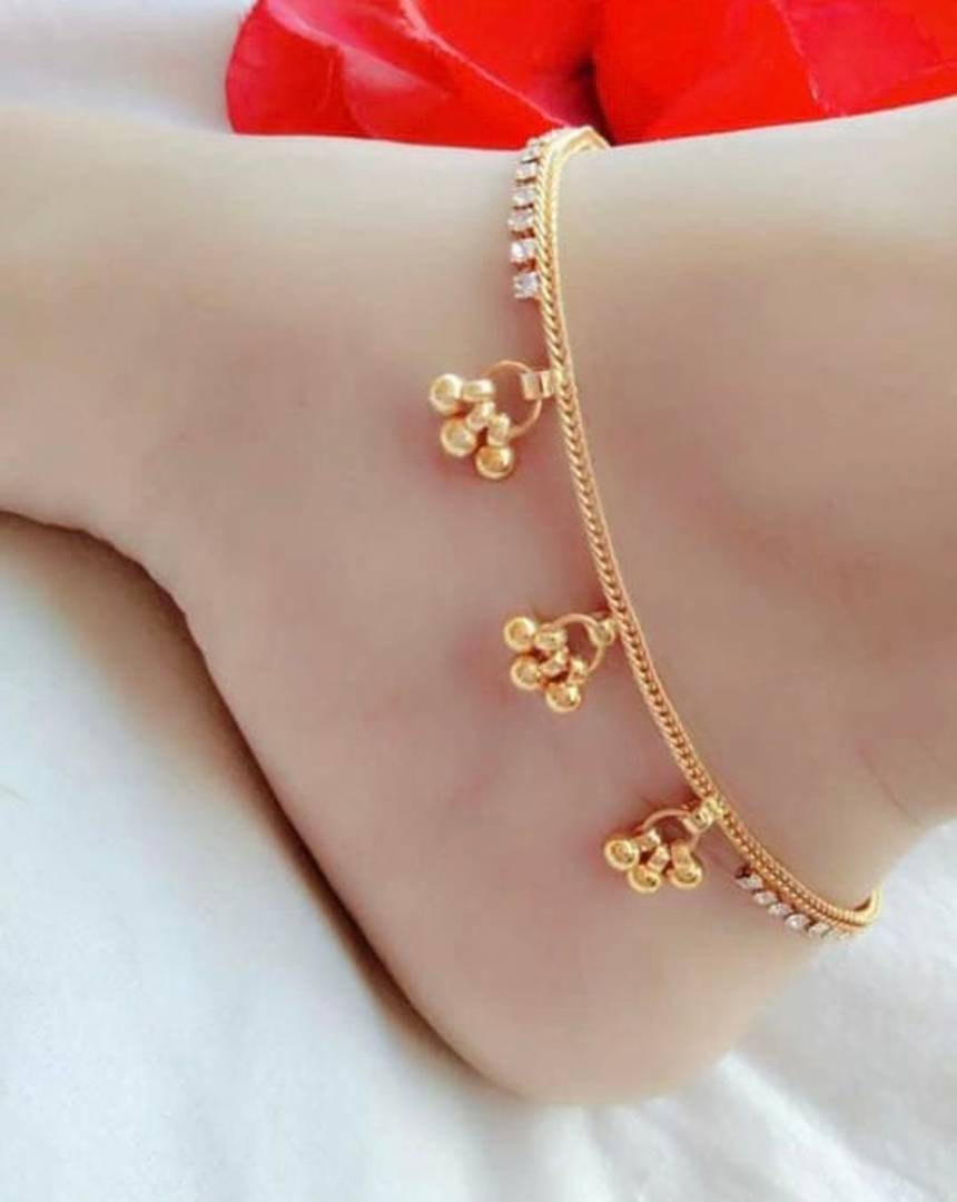 Women's American Diamond Alloy Anklet