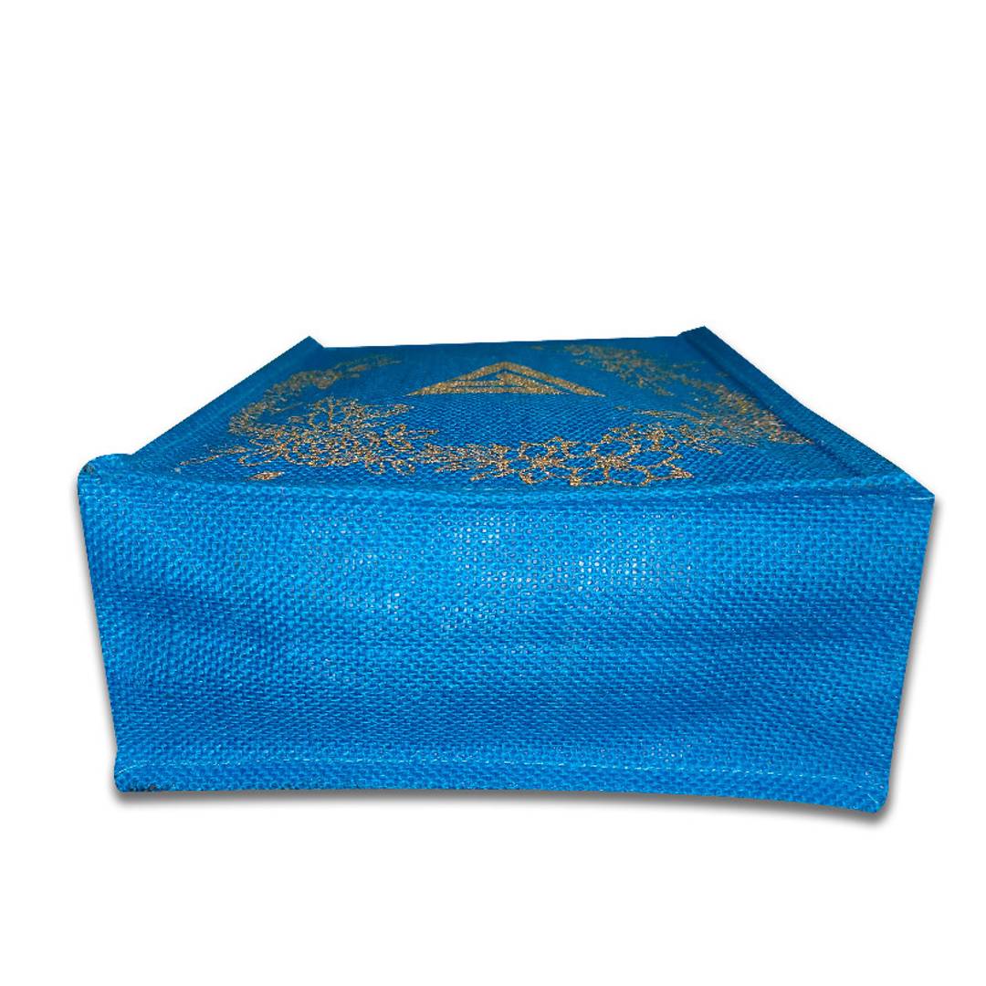 Foil printed jute bags