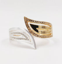 Load image into Gallery viewer, Eye Catching Golden Alloy Cubic Zirconia And American Diamond Kada For Women And Girls