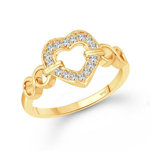 Silver Plated Classic Proposal Heart Ring Girls Valentine Gift with Scented Velvet Rose Ring Box for women and girls and your Valentine. Alloy Cubic Zirconia Gold Plated Ring