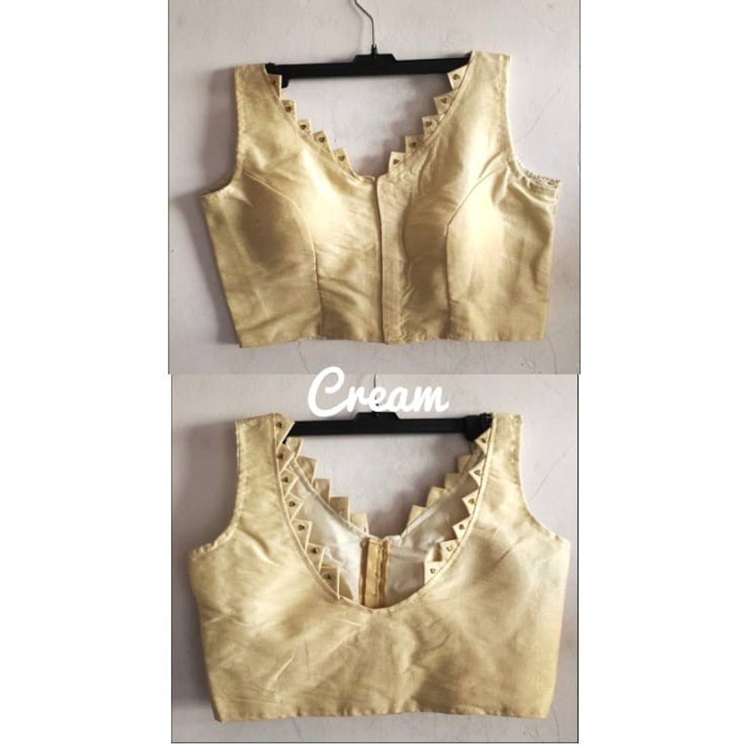 Stylish Solid Phantom Silk Sleeveless Blouse