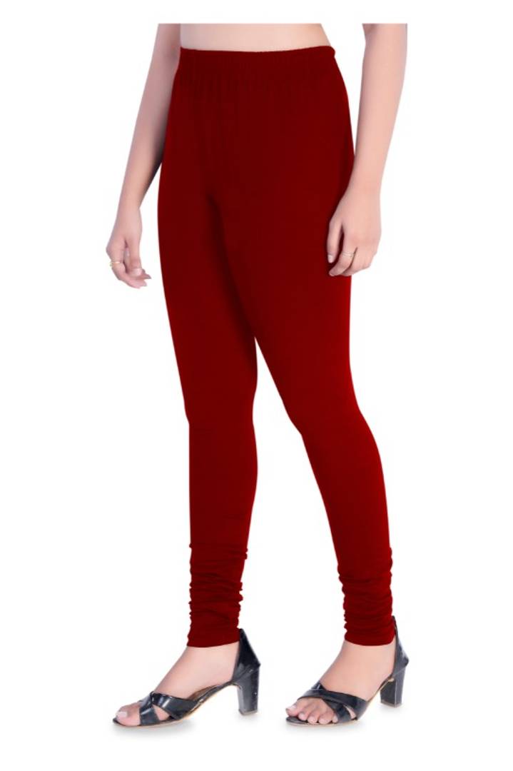 Women Worth Stretchable Cotton Lycra churidar Leggings
