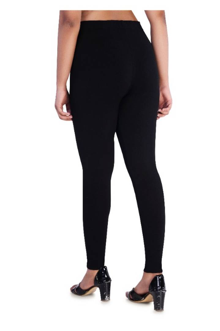 Women Worth Stretchable Ankel Length Cotton Lycra Leggings Combo Pack of 2