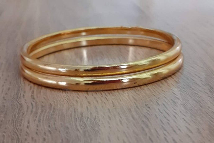 Latest Beautiful Copper Gold Plated Bangles