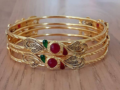 Latest Beautiful Copper Gold Plated Bangles