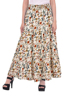 Women's Cotton Printed Ethnic Skirt