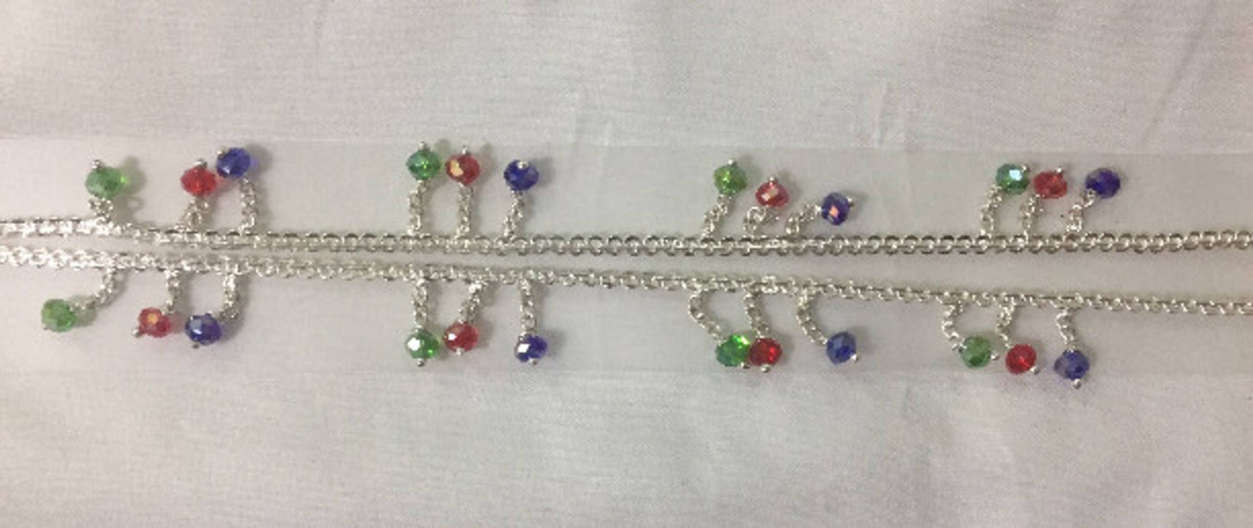 Latest Beautiful Alloy Silver Plated Anklets