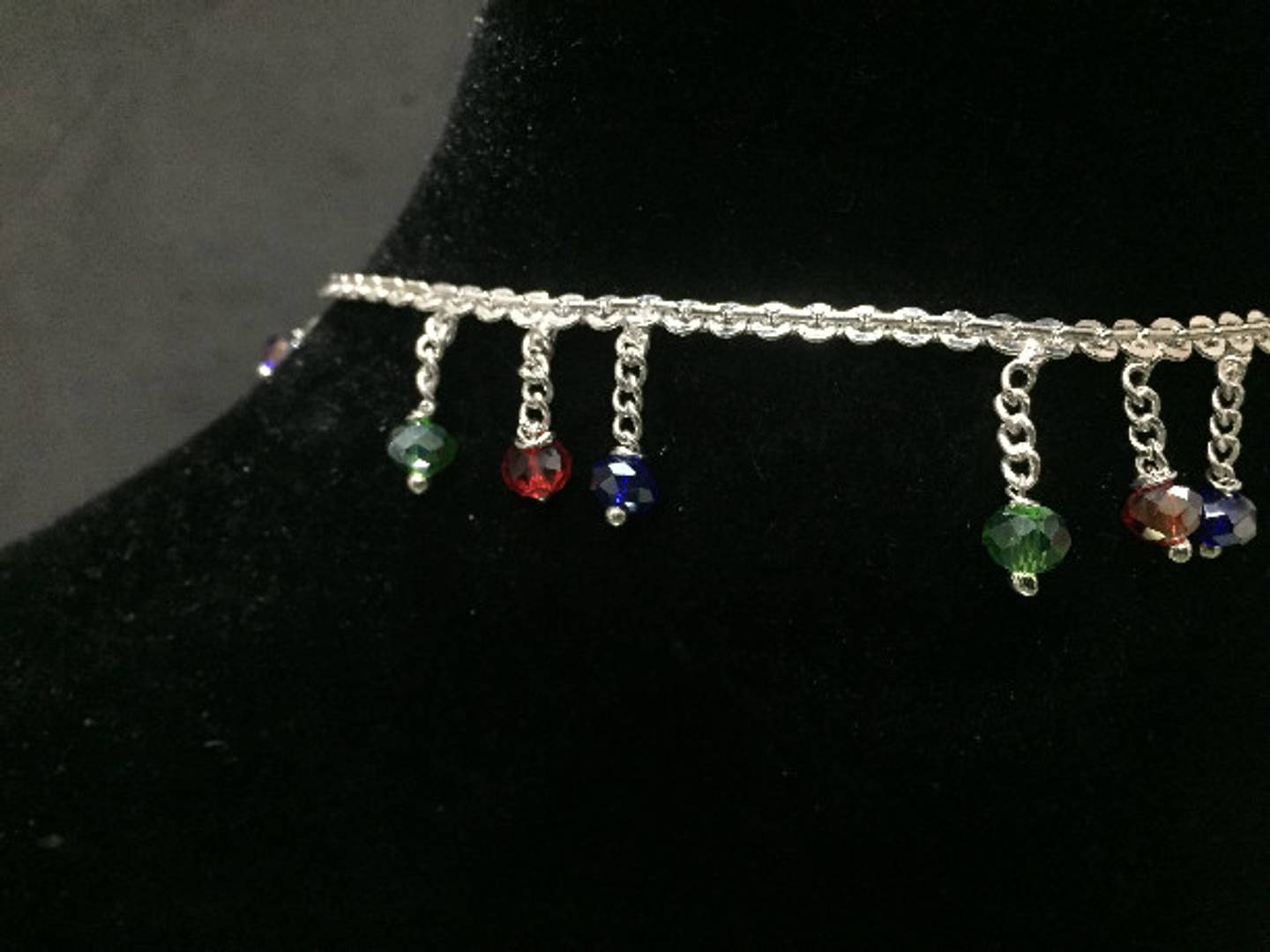 Latest Beautiful Alloy Silver Plated Anklets