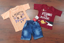 Load image into Gallery viewer, Kids Summer Suit (Set Of 3 Pcs)