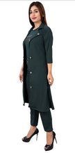 Load image into Gallery viewer, exclusively Imported Stretchable fabric 3 Pc set,Super Top Pant and Shrug.