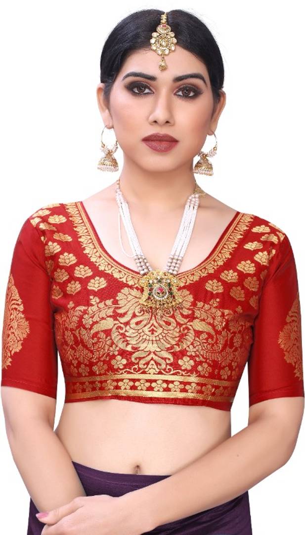 Latest Beautiful Jacquard Unstitched Blouse