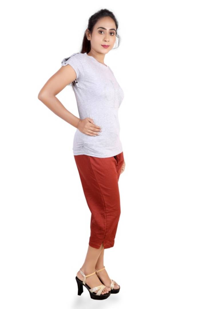 Trendy Cambric Cotton Top for Women