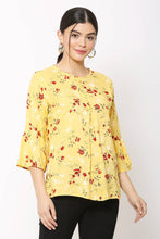 Load image into Gallery viewer, Women Casual Yellow Top