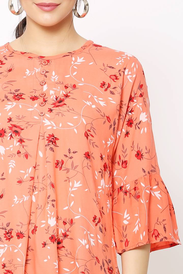 Women Casual Peach Top