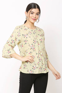 Women Casual Lemon Top