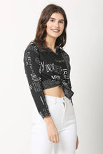 Load image into Gallery viewer, Women Cotton Blend Printed Crop Top