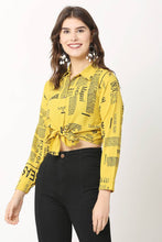 Load image into Gallery viewer, Women Cotton Blend Printed Crop Top