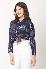 Load image into Gallery viewer, Women Cotton Blend Printed Crop Top