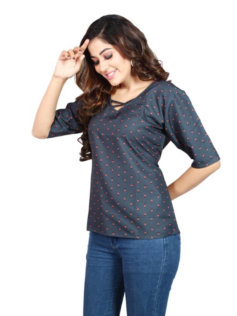 Trendy Poly Crepe Top for Women