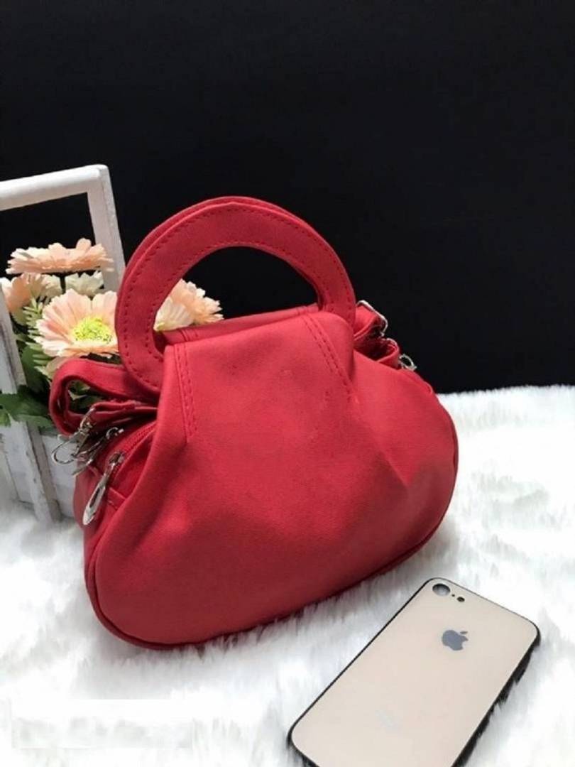 Elegant PU Handbag With Sling Strap