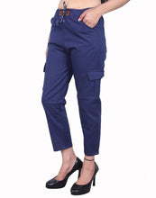 Load image into Gallery viewer, Fashionable Womens Cargo Jogger Pants