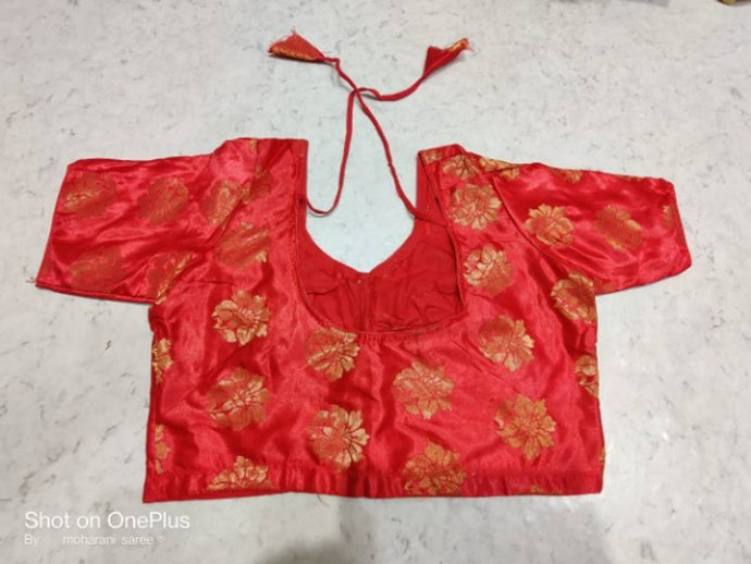 Banarasi Malai Cotton Stitched Blouse