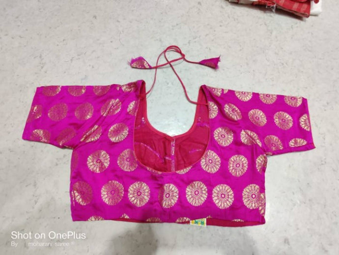 Banarasi Malai Cotton Stitched Blouse