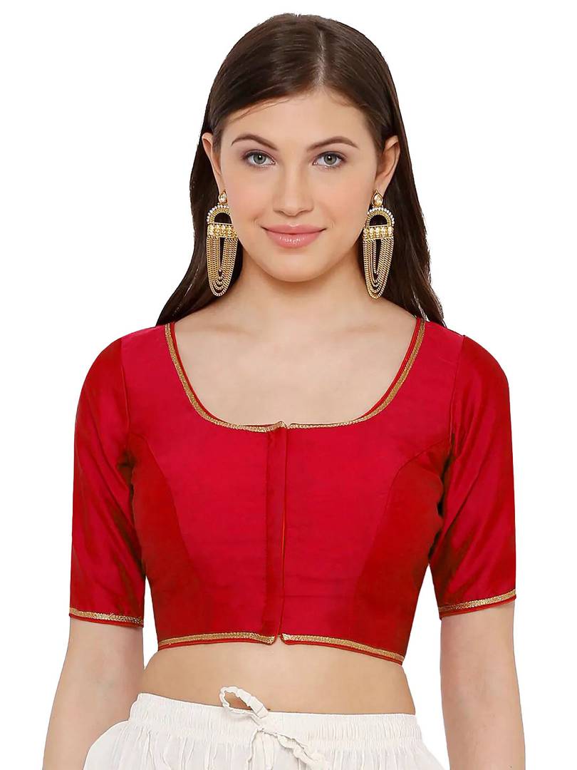 Sequins Embroidered Silk Saree Lehenga Blouse V Neck Open Back Sleeveless |  Classy Missy by Gur