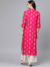 Load image into Gallery viewer, Women Rayon Kurta with Palazzo Set