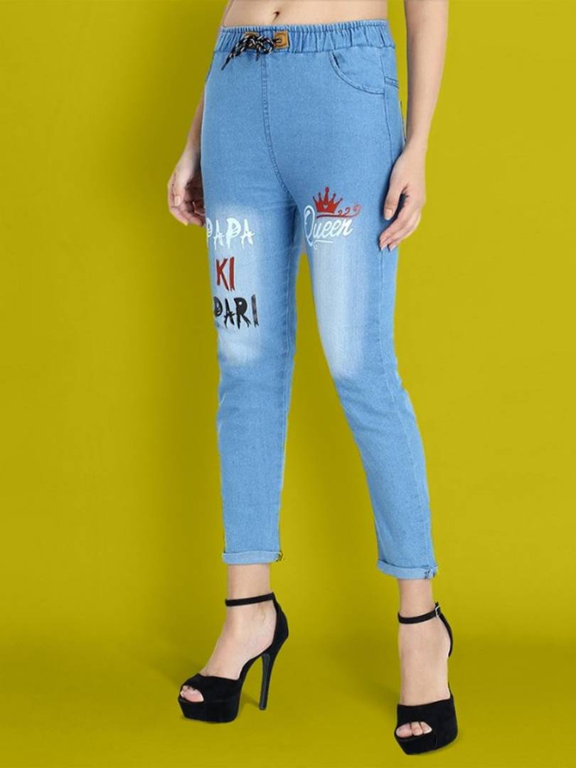 Jogger Fit Women And  Girls  Jeans