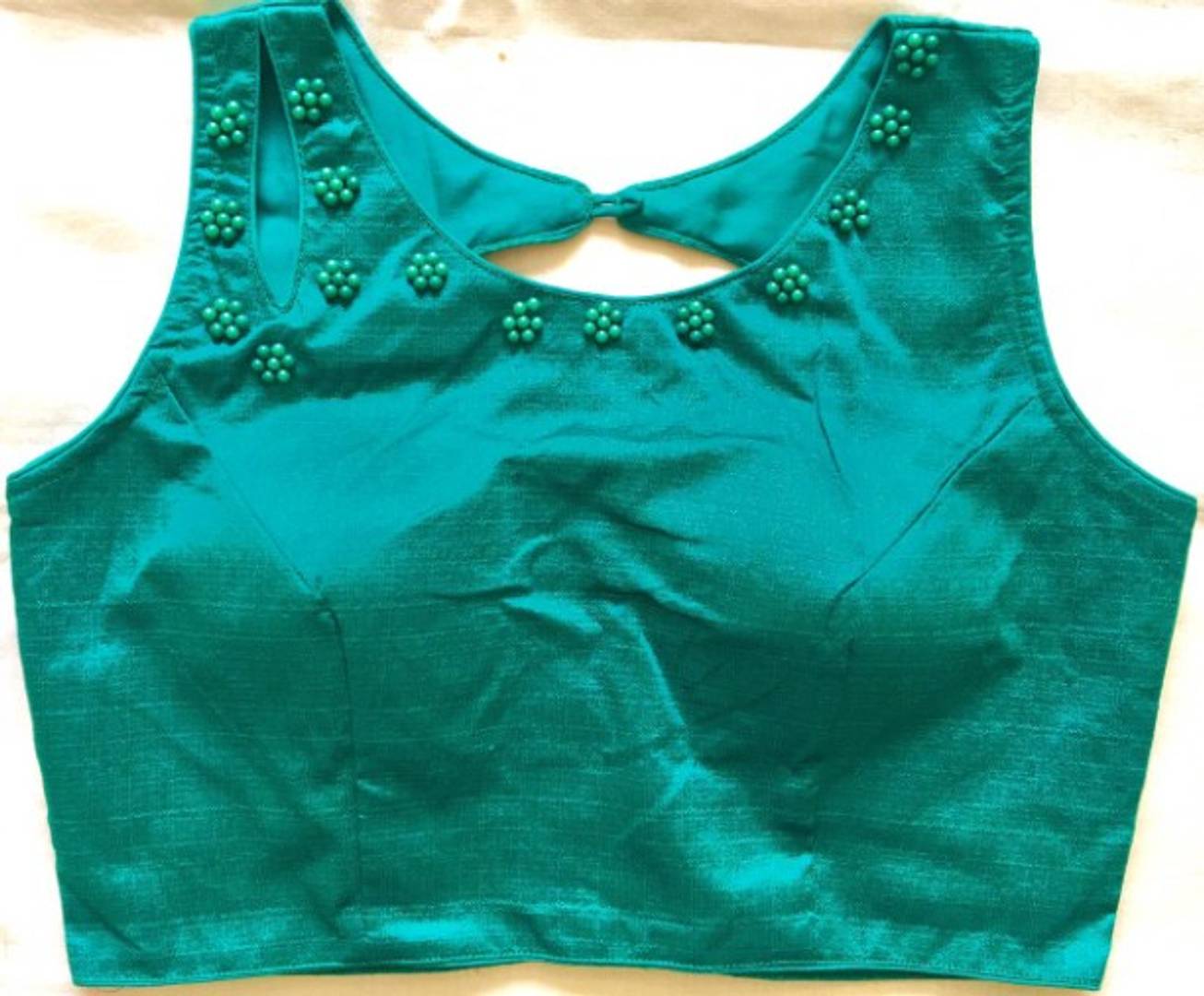 Latest Beautiful Silk Blend Stitched Blouse