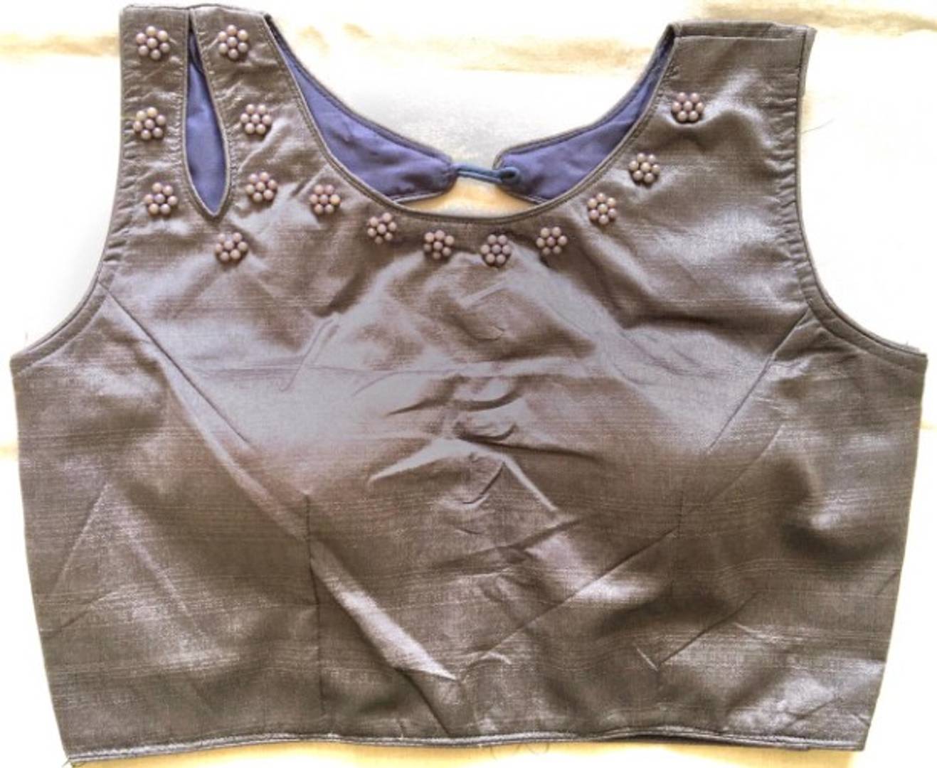 Latest Beautiful Silk Blend Stitched Blouse