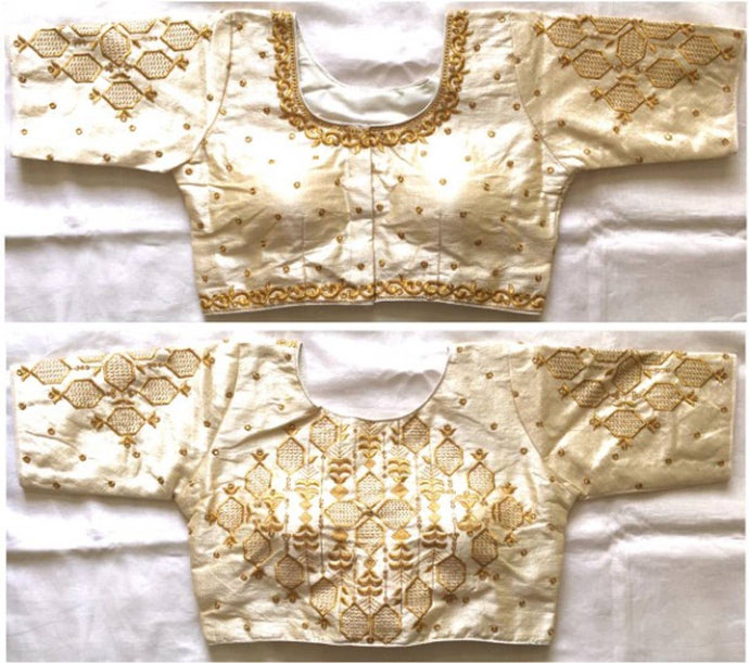 Latest Beautiful Silk Stitched Blouse