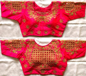 Latest Beautiful Silk Blend Stitched Blouse