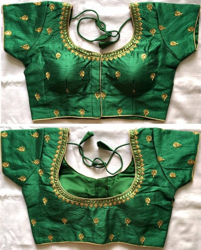 Latest Beautiful Silk Blend Stitched Blouse for Women
