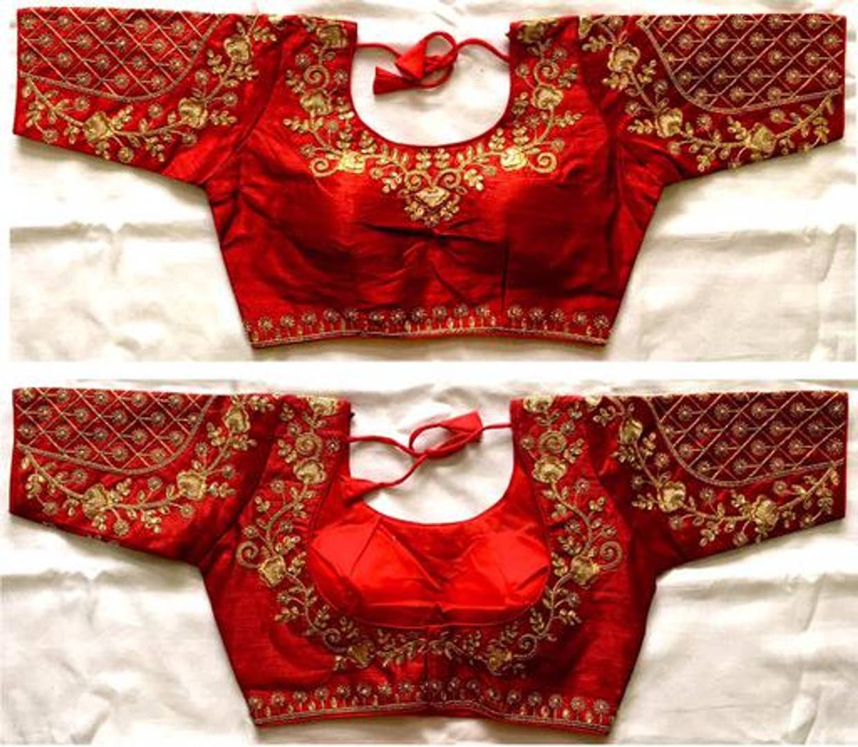Latest Beautiful Silk Stitched Blouse for Women