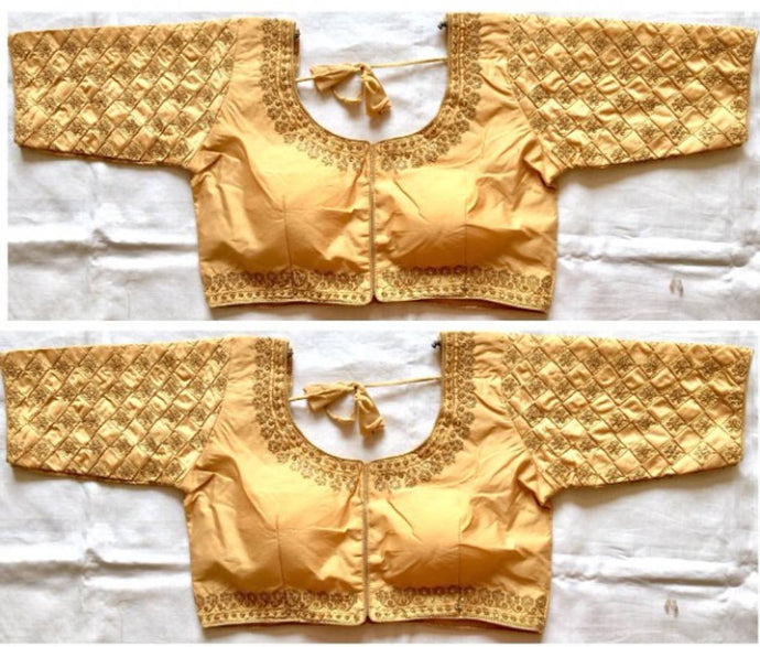 Latest Beautiful Dupion Silk Stitched Blouse for Women