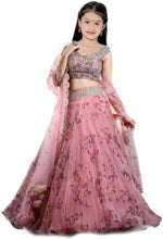 Load image into Gallery viewer, Attractive printed kids lehenga