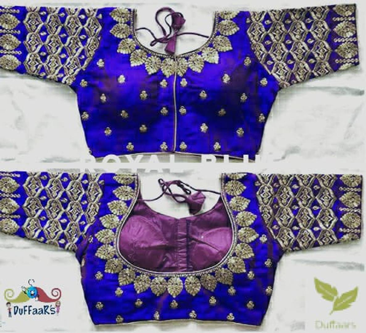 Women's Phantom Silk Embroidered Stitched Blouse