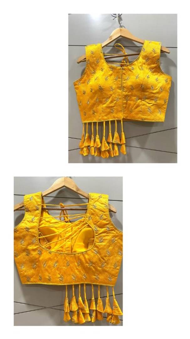 Phantom Silk Embroidered Stitched Blouse