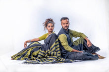 Load image into Gallery viewer, Men&#39;s  Women Pure Handloom Khadi Saree,Kurta (Couple Set)