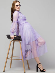 Trendy Lace Net Dresses