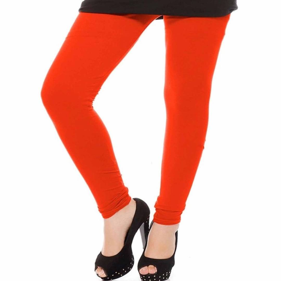 Solid Plain Churidaar Cotton Leggings