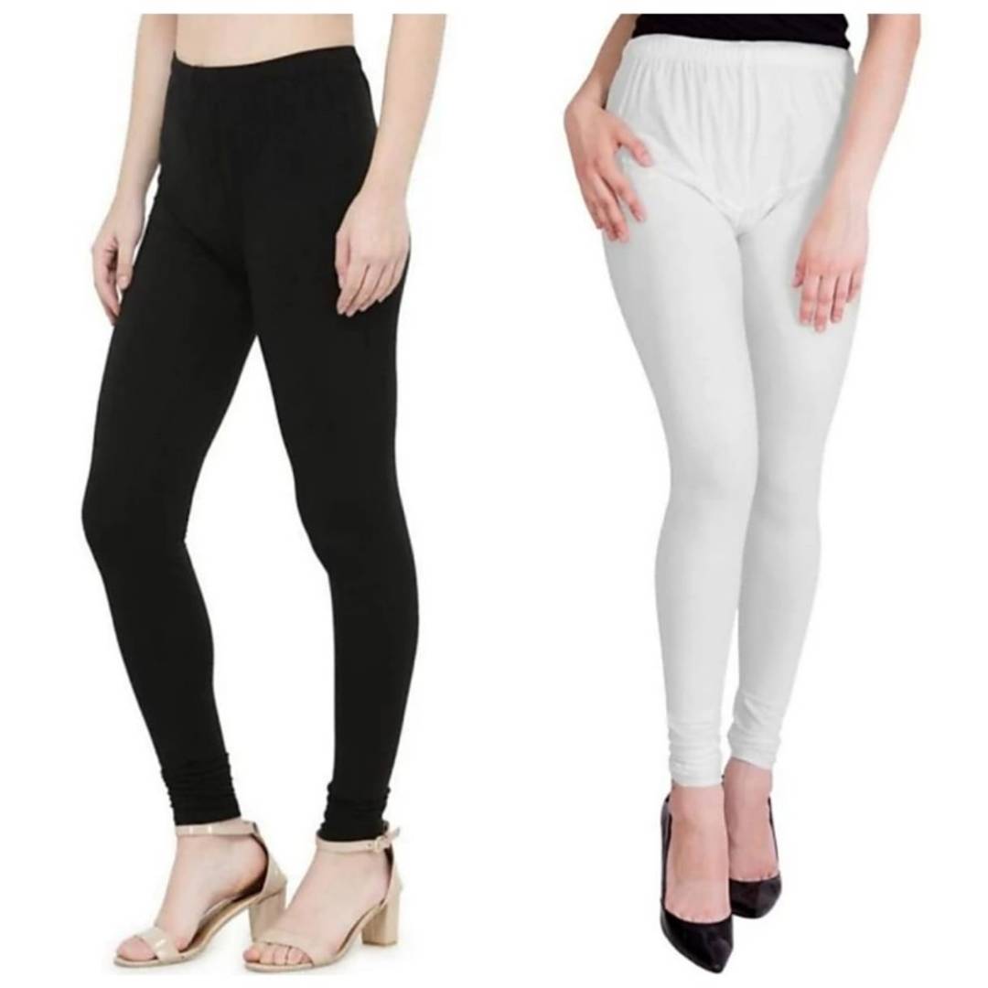 MODERN COMBO OF LEGGINGS 1 BLACK , 1 WHITE
