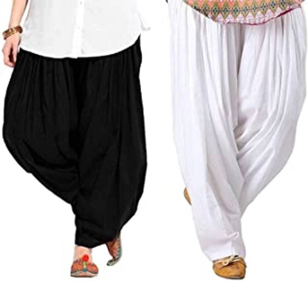 WOMEN COTTON SEMI PATIALA (pack of -2)