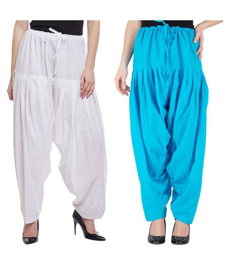 WOMEN COTTON SEMI PATIALA (pack of -2)