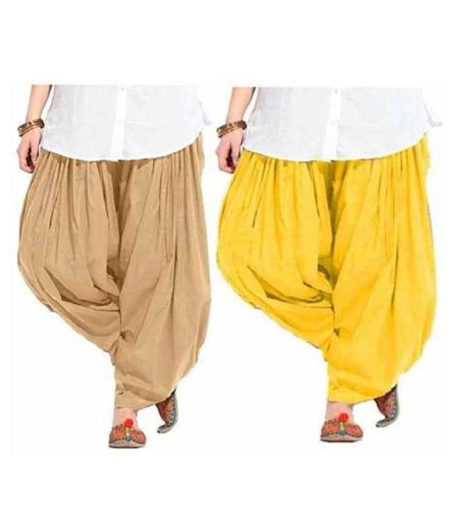 WOMEN COTTON SEMI PATIALA (pack of -2)